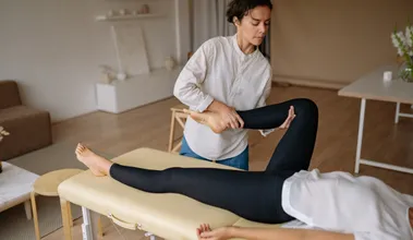 Senior Couple Walking Near The Queensway