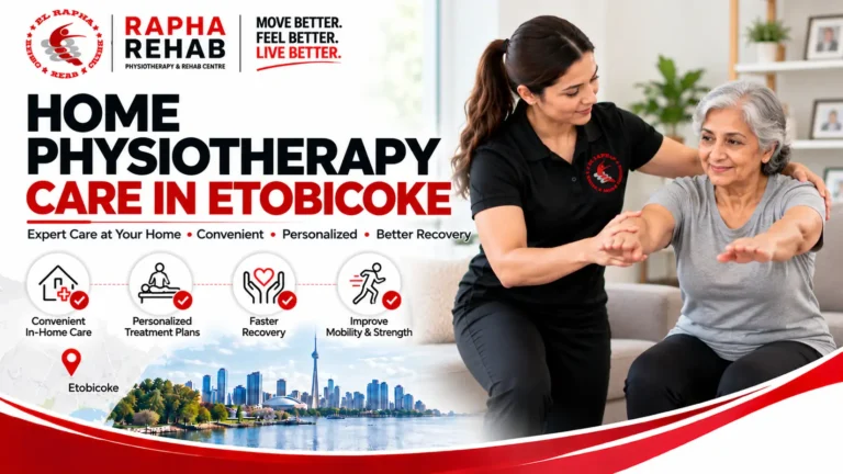 Home physiotherapy care in Etobicoke for personalized rehabilitation and mobility support