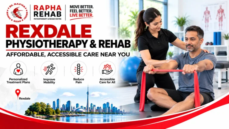 Rexdale physiotherapy and rehab with guided resistance band exercises