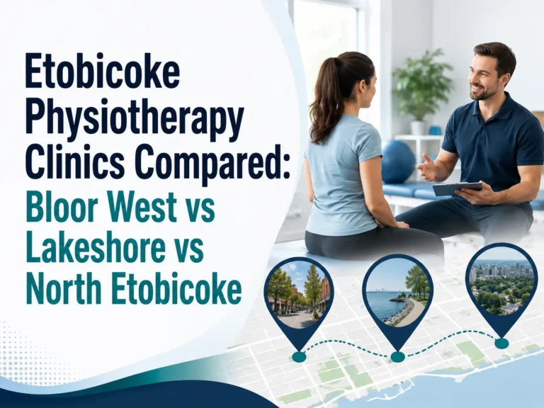 Etobicoke physiotherapy clinics compared by area