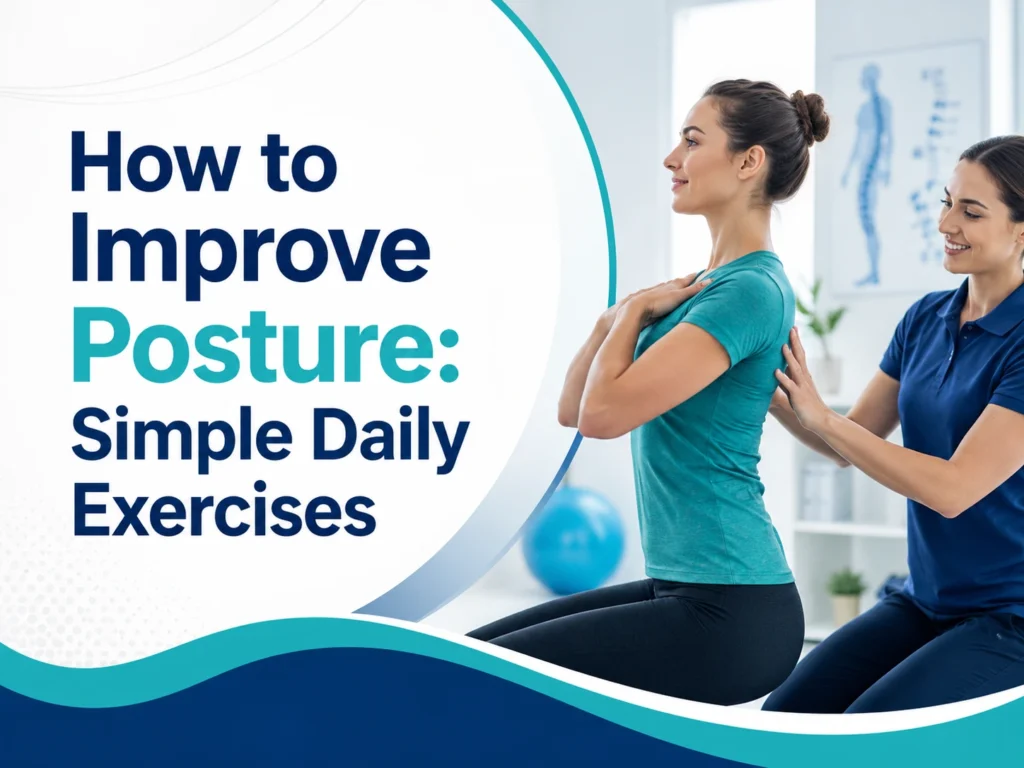 Simple daily exercises to improve posture