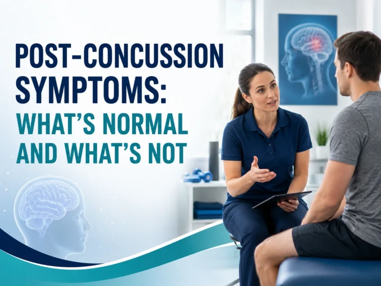 Post-concussion symptoms and when to seek help